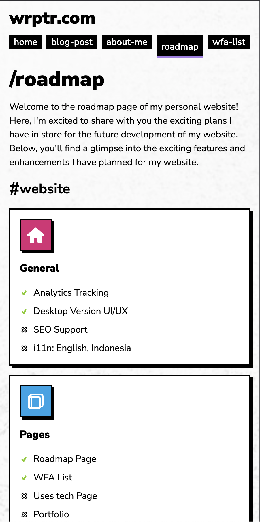 Personal Website 2022 - Thumbnail 3